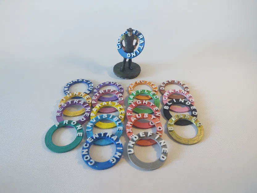 Bộ vòng đánh dấu trạng thái - DnD/TTRPG - Image 1