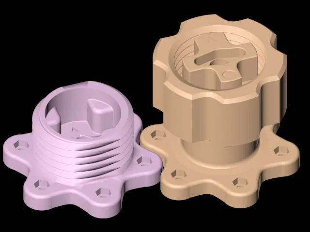 Ngàm tháo lắp nhanh Quick Release Mount cho vô lăng DD 70mm - Image 1