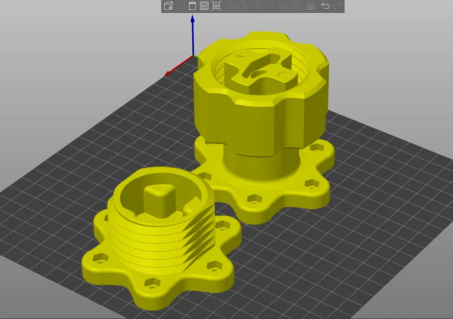 Ngàm tháo lắp nhanh Quick Release Mount cho vô lăng DD 70mm - Image 2