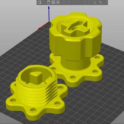 Ngàm tháo lắp nhanh Quick Release Mount cho vô lăng DD 70mm