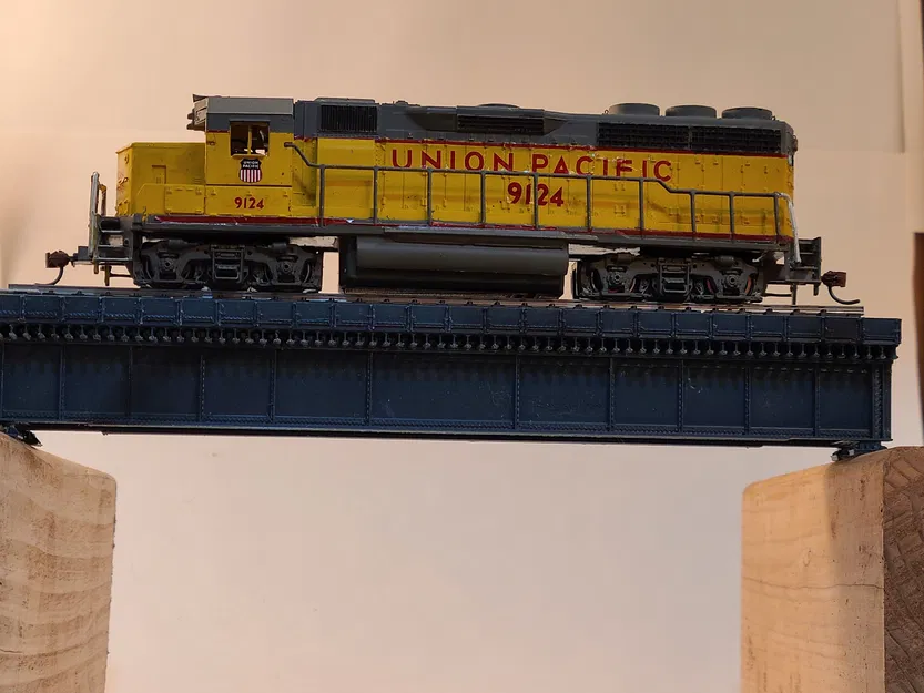 Mô hình cầu đường sắt dầm sàn đá dằn (Ballast Deck Girder Bridges) - Image 7