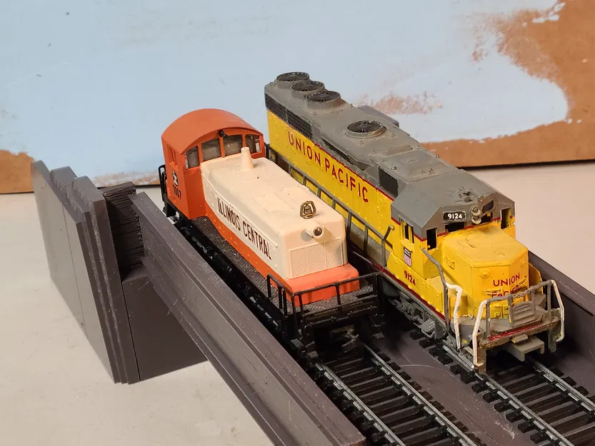 Mô hình cầu đường sắt dầm sàn đá dằn (Ballast Deck Girder Bridges) - Image 10