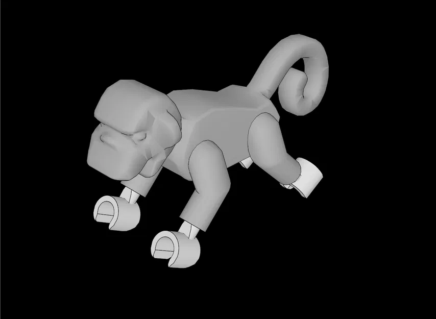 Mô hình chú khỉ tinh nghịch tương thích hệ thống Lego - Image 1