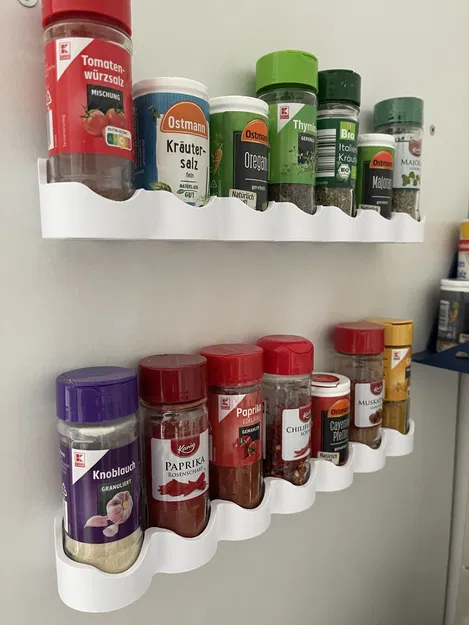 Kệ treo gia vị gắn tường 43mm tiện lợi - Phụ kiện in 3D - Image 1
