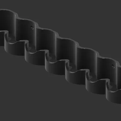 Kệ treo gia vị gắn tường 43mm tiện lợi - Phụ kiện in 3D