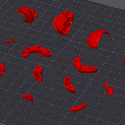 Mô hình Anime Alpha Hydranoid với hướng in tối ưu cho máy in 3D sợi nhựa