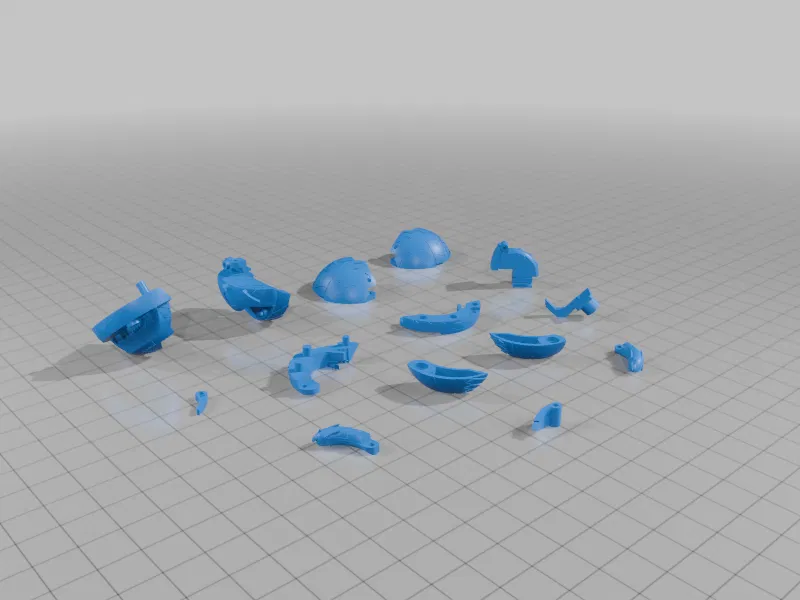 Mô hình Anime Alpha Hydranoid với hướng in tối ưu cho máy in 3D sợi nhựa - Image 2