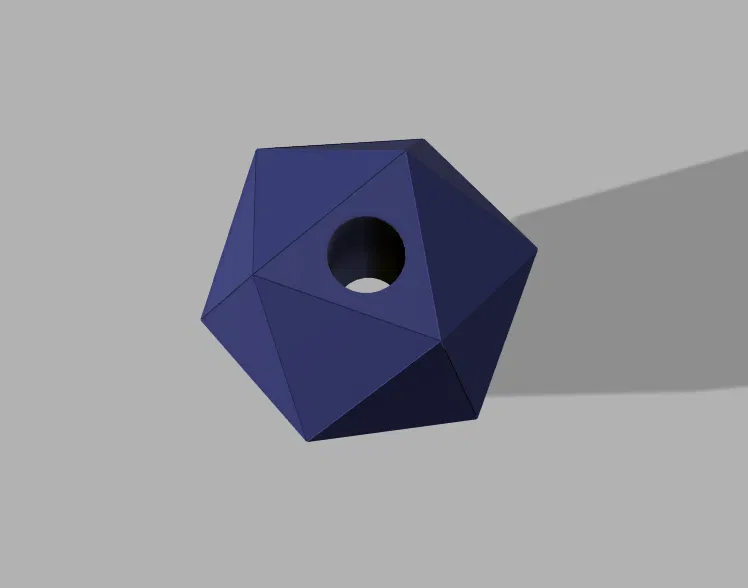 Hạt charm xúc xắc D20 (D20 beads) độc đáo cho dây giày - Image 2