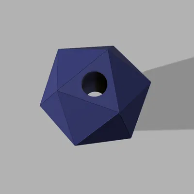 Hạt charm xúc xắc D20 (D20 beads) độc đáo cho dây giày