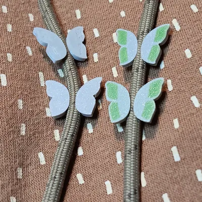 Mẫu hạt nhựa 3D hình bướm (Butterfly Beads) trang trí siêu xinh