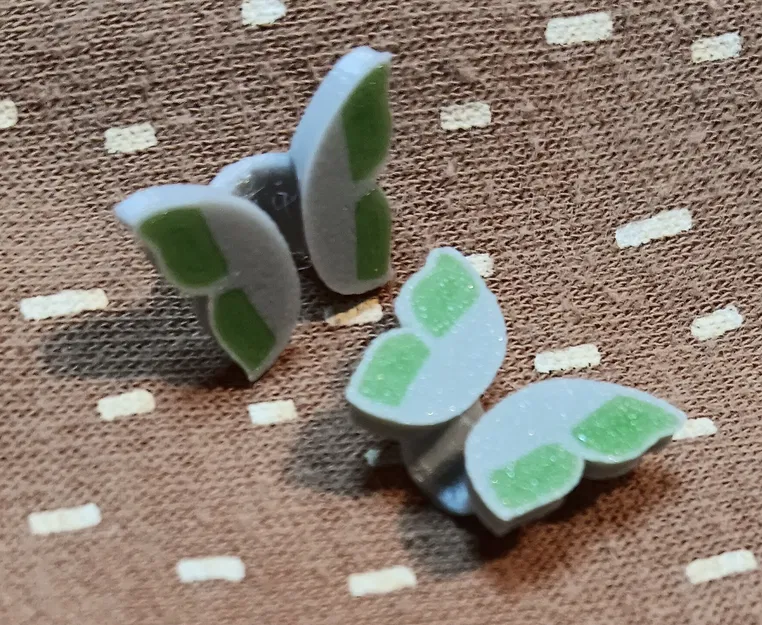 Mẫu hạt nhựa 3D hình bướm (Butterfly Beads) trang trí siêu xinh - Image 2