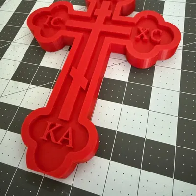 Mô hình Thánh giá Chính thống giáo để bàn in 3D tinh xảo