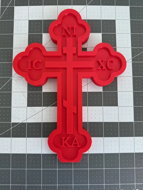Mô hình Thánh giá Chính thống giáo để bàn in 3D tinh xảo - Image 3