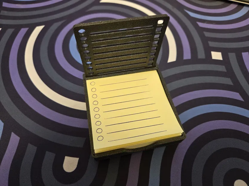 Hộp đựng giấy Post-it & Khuôn tô danh sách công việc (To-Do List) - Image 3