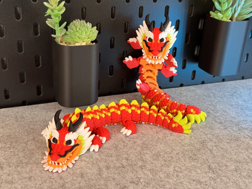 Mô hình Rồng (Dragon) khớp nối linh hoạt (có thể in nhiều màu) - Image 1