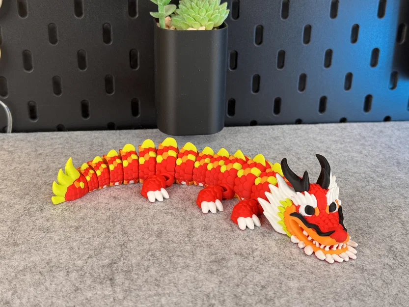 Mô hình Rồng (Dragon) khớp nối linh hoạt (có thể in nhiều màu) - Image 2
