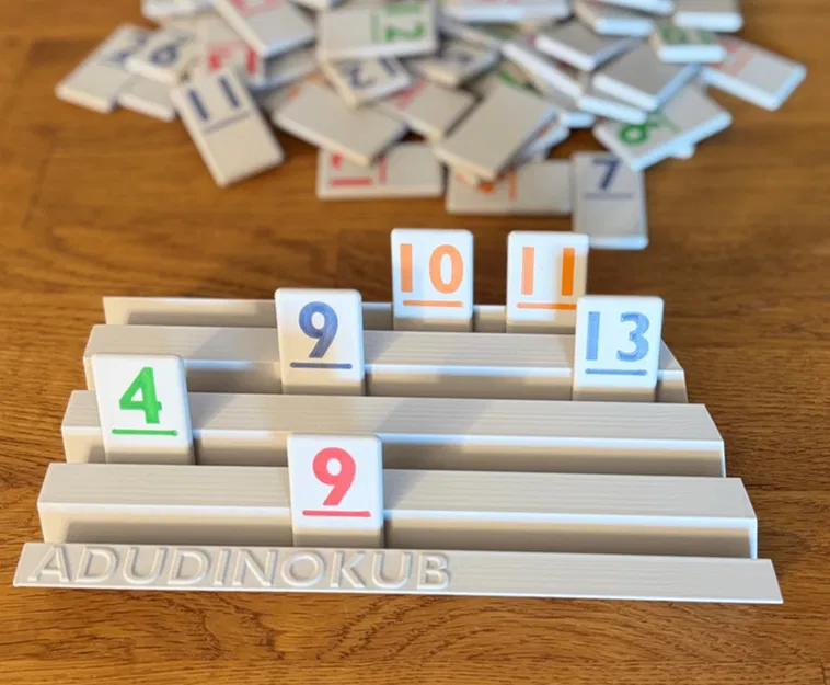 Rummikub - Bộ Game Rummy Cube Hoàn Chỉnh với Quân Bài, Khay Đựng và Hộp! - Image 3