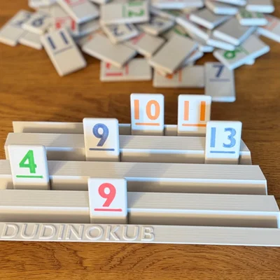 Rummikub - Bộ Game Rummy Cube Hoàn Chỉnh với Quân Bài, Khay Đựng và Hộp!