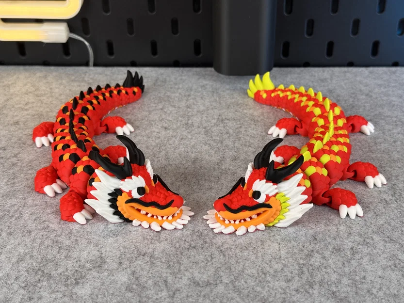 Mô hình Rồng (Dragon) khớp nối linh hoạt (có thể in nhiều màu) - Image 5