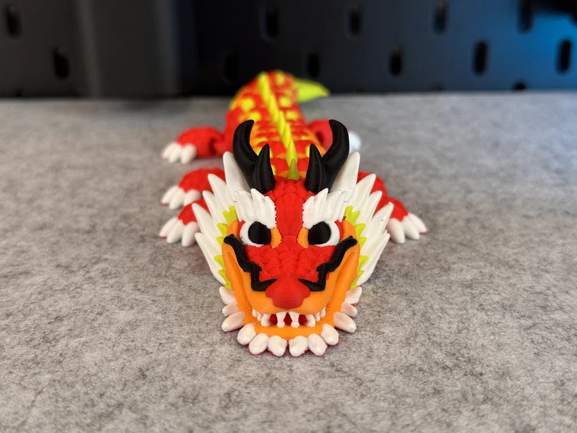 Mô hình Rồng (Dragon) khớp nối linh hoạt (có thể in nhiều màu) - Image 8