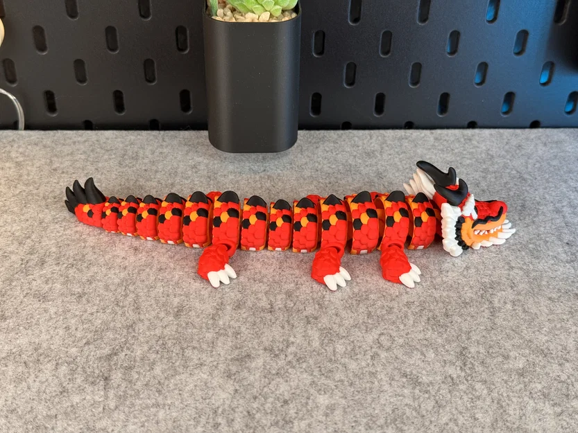 Mô hình Rồng (Dragon) khớp nối linh hoạt (có thể in nhiều màu) - Image 11