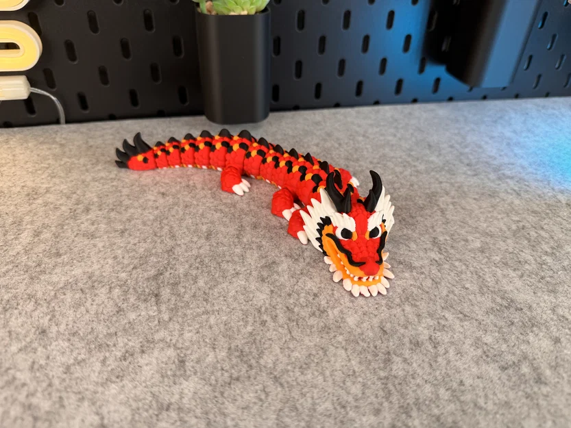 Mô hình Rồng (Dragon) khớp nối linh hoạt (có thể in nhiều màu) - Image 12