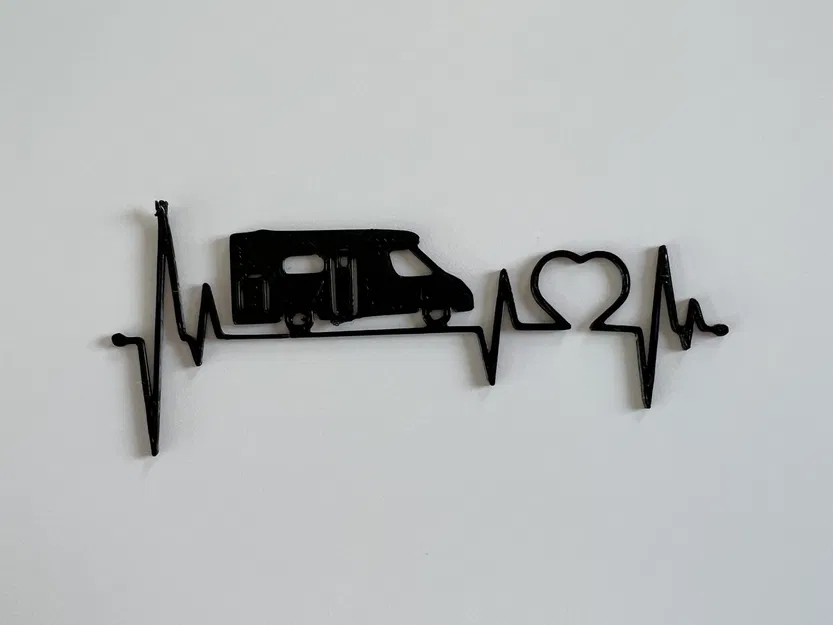 Tranh treo tường 3D hình Camping nhịp tim độc đáo - Image 1