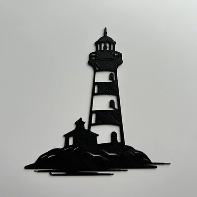 Tranh treo tường 3D hình ngọn hải đăng nghệ thuật (Lighthouse Art)
