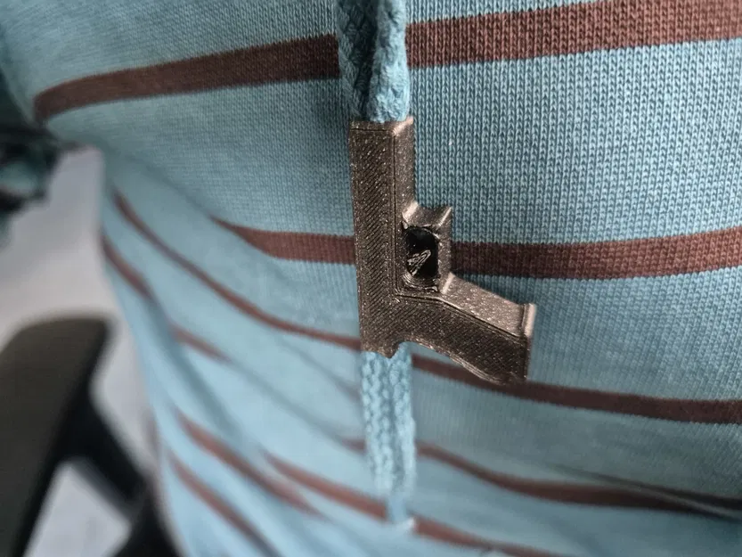 Mô hình Glock bead trang trí cá tính cho phụ kiện 3D - Image 1