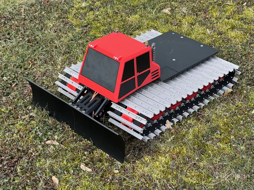 Mô hình xe ủi tuyết RC Snowcat tự in 3D - Image 1