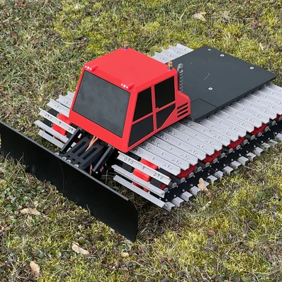 Mô hình xe ủi tuyết RC Snowcat tự in 3D