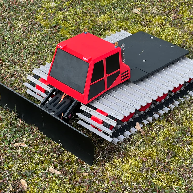Mô hình xe ủi tuyết RC Snowcat tự in 3D