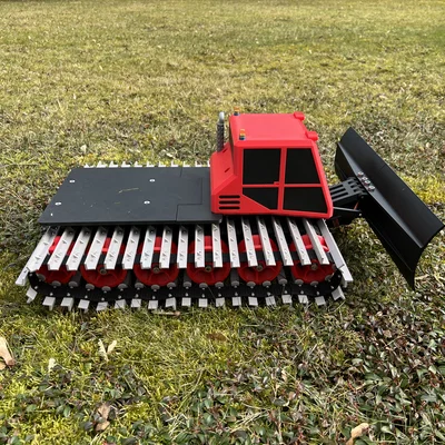 Mô hình xe ủi tuyết RC Snowcat tự in 3D