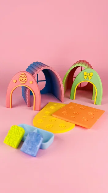 Diorama Cho Thú Cưng Flexi Đáng Yêu, Phiên Bản Chú Thỏ Cute - Image 3