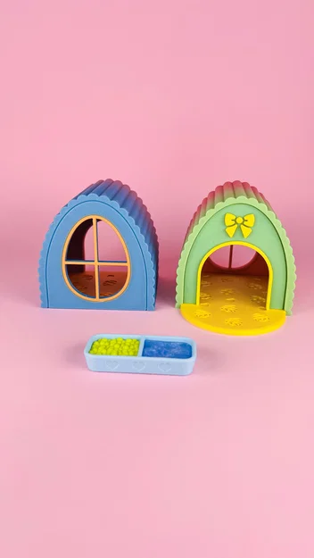 Diorama Cho Thú Cưng Flexi Đáng Yêu, Phiên Bản Chú Thỏ Cute - Image 5