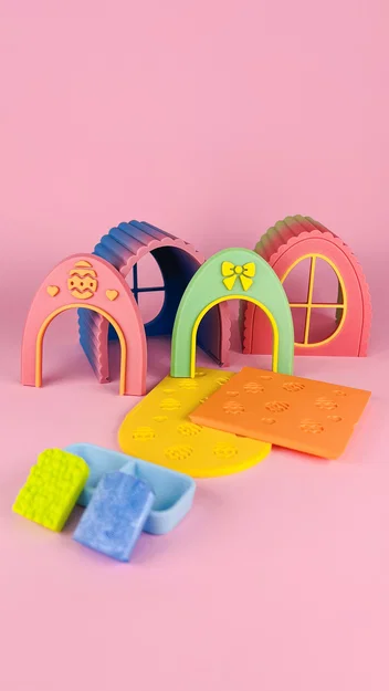 Diorama Cho Thú Cưng Flexi Đáng Yêu, Phiên Bản Chú Thỏ Cute - Image 15