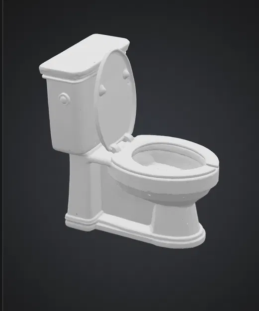 Mô hình bồn cầu Mini toilet siêu độc lạ để trang trí bàn làm việc - Image 1