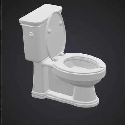 Mô hình bồn cầu Mini toilet siêu độc lạ để trang trí bàn làm việc