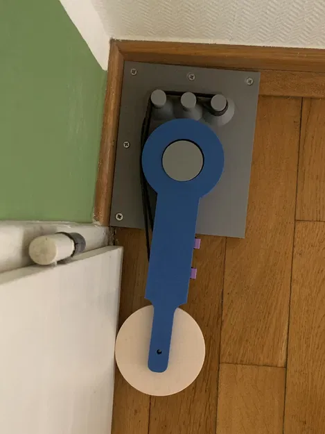 Bộ đóng cửa tự động bằng dây thun siêu đơn giản - Image 3