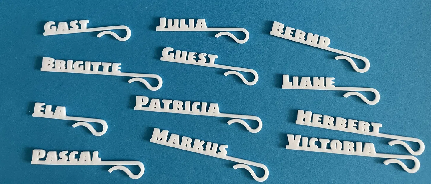 Thẻ tên gắn ly và cốc (kèm tùy chọn cá nhân hóa) - Image 2