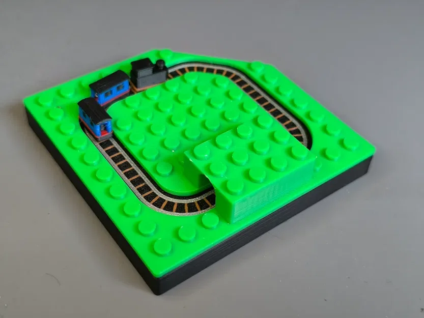 Mini Train - Mô hình tàu hỏa kết hợp gạch lắp ráp diorama - Image 2