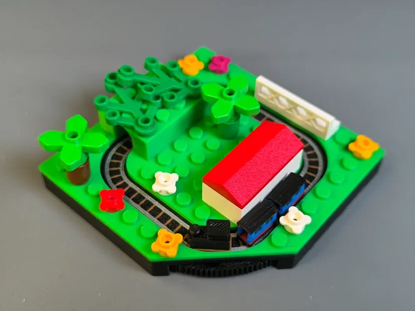 Mini Train - Mô hình tàu hỏa kết hợp gạch lắp ráp diorama - Image 6