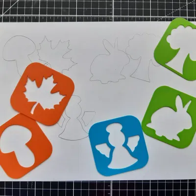 Bộ Khuôn Vẽ Hình Cho Bé - Chủ Đề Mùa Thu