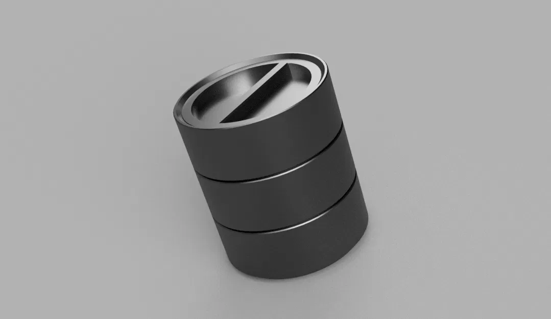 Hộp đựng tròn xếp chồng - Image 1