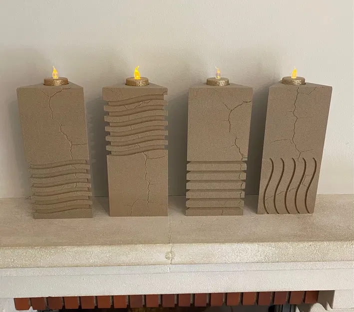 Bộ đá nguyên tố The Fifth Element 1:1 - Đế nến tealight - Image 2