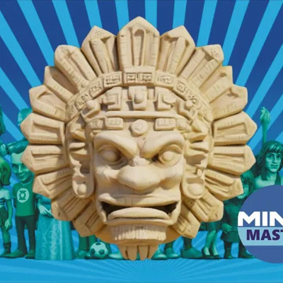 Mô hình phù điêu Aztec (Aztec Fountain Relief) trang trí đẹp mắt