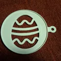 Khuôn rắc bột trang trí cà phê chủ đề Phục Sinh (Easter cappuccino decoration) - Thumbnail 3