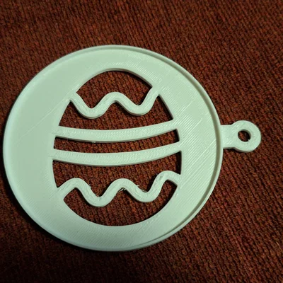 Khuôn rắc bột trang trí cà phê chủ đề Phục Sinh (Easter cappuccino decoration)