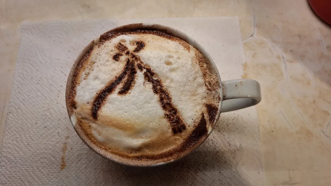 Khuôn rắc bột trang trí cà phê chủ đề Phục Sinh (Easter cappuccino decoration) - Image 7