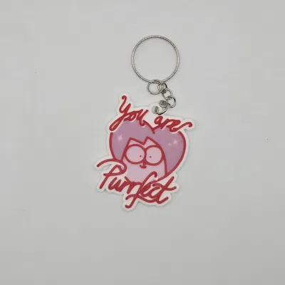 Móc khóa Simon's Cat "You are Purrfect"